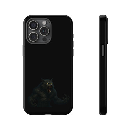 Werewolf Phone Case, dark monster graphic tough protective case - view 36