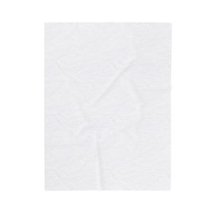 Camouflage velveteen plush blanket with all-over camo print, soft and cozy for camping, hunting, or home use.