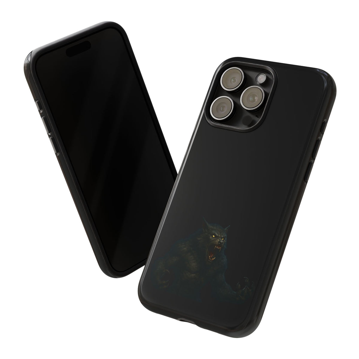 Werewolf Phone Case, dark monster graphic tough protective case - view 145