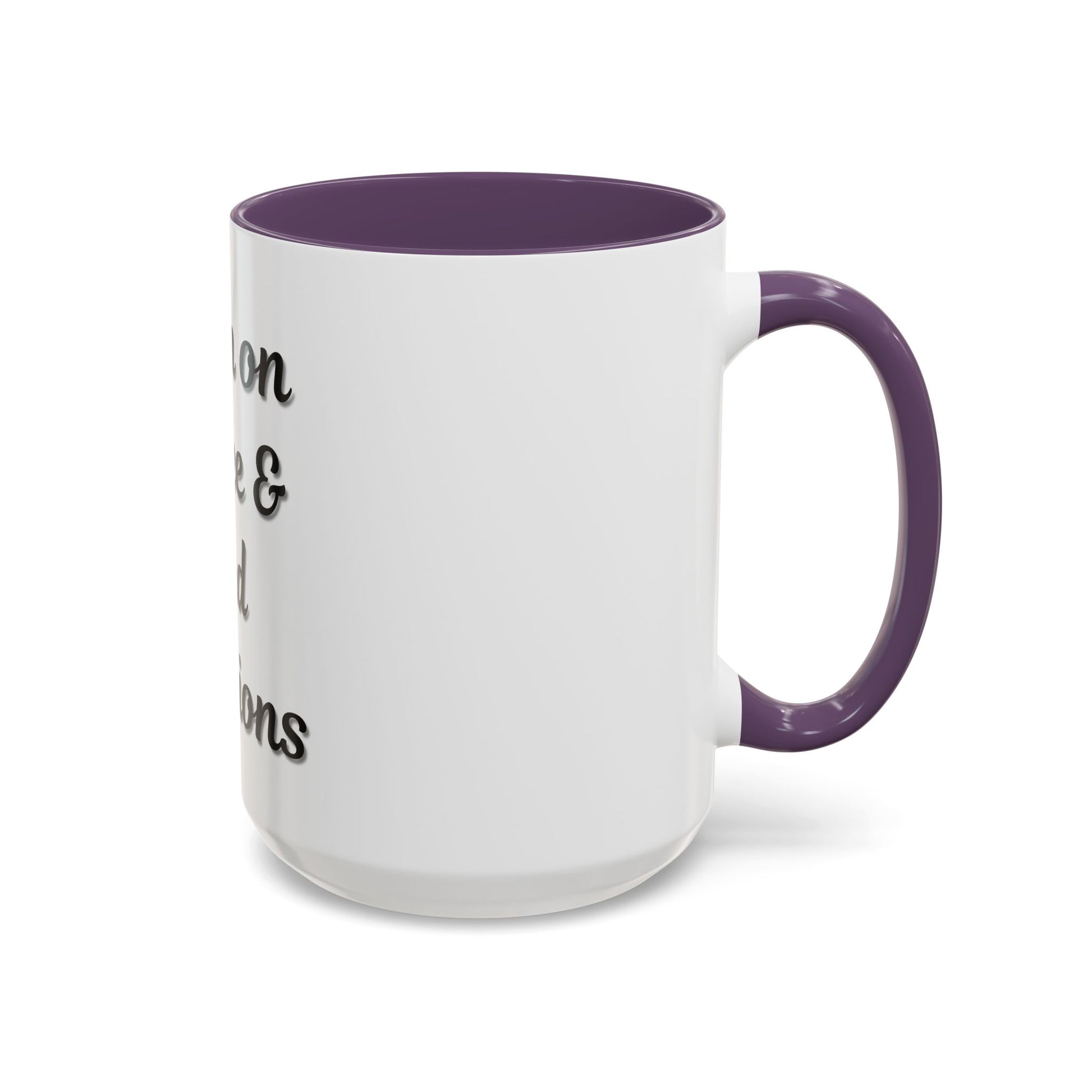 Funny Coffee Mug - "I Run on Coffee & Bad Decisions" - Perfect Gift for Coffee Lovers - TRV