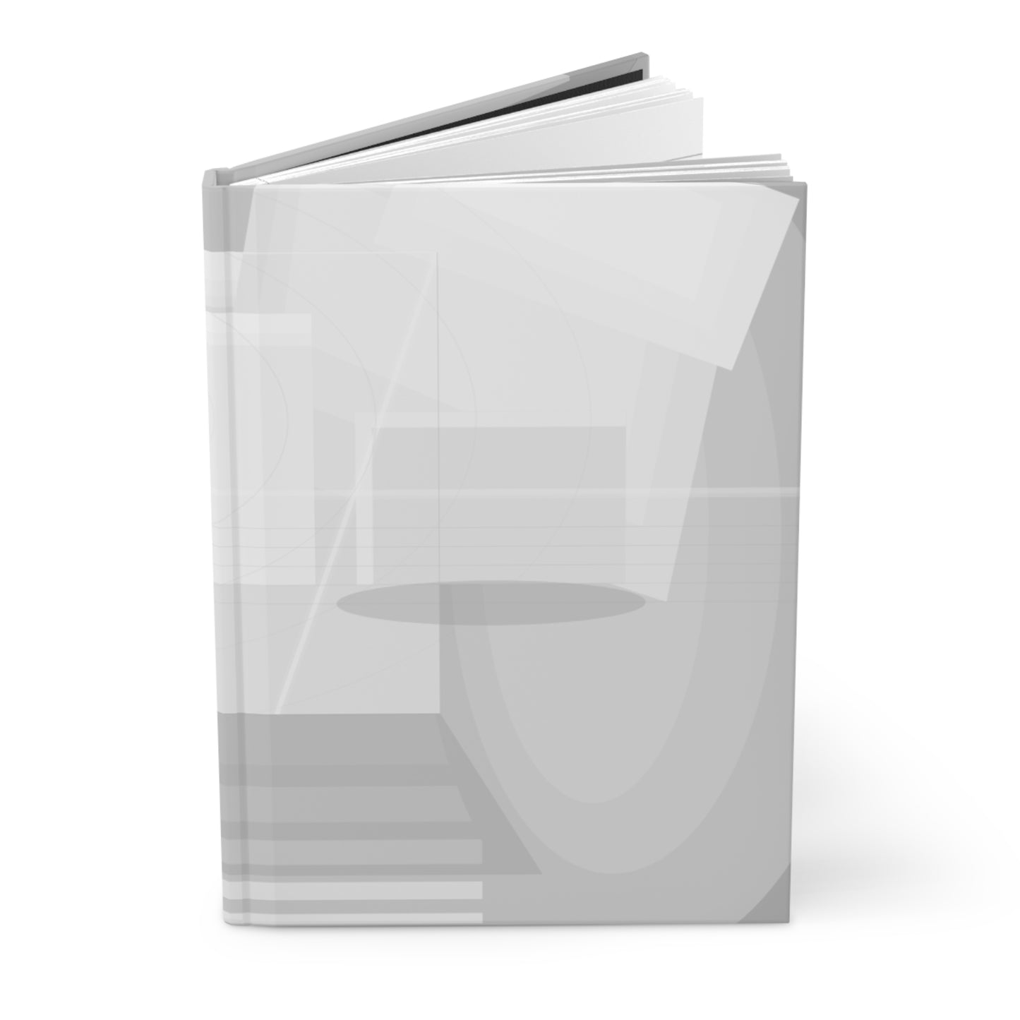 Abstract Geometric Shapes Hardcover Journal | Modern Minimal Notebook