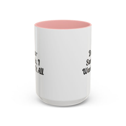 Dear Santa Accent Coffee Mug - Fun Holiday Mug for Christmas Enthusiasts