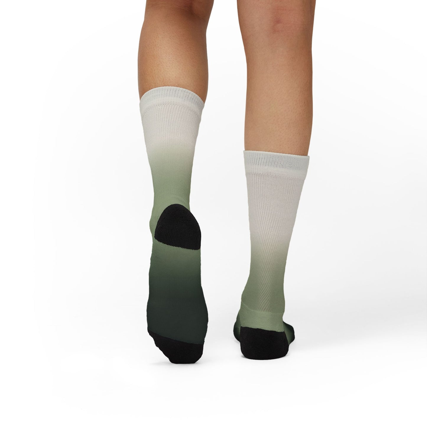Green Ombre Gradient Socks | Sublimation Socks