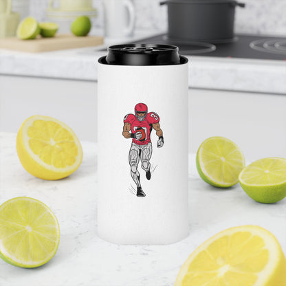 Football Player Can Cooler – Tailgating & Game Day Beverage Koozie