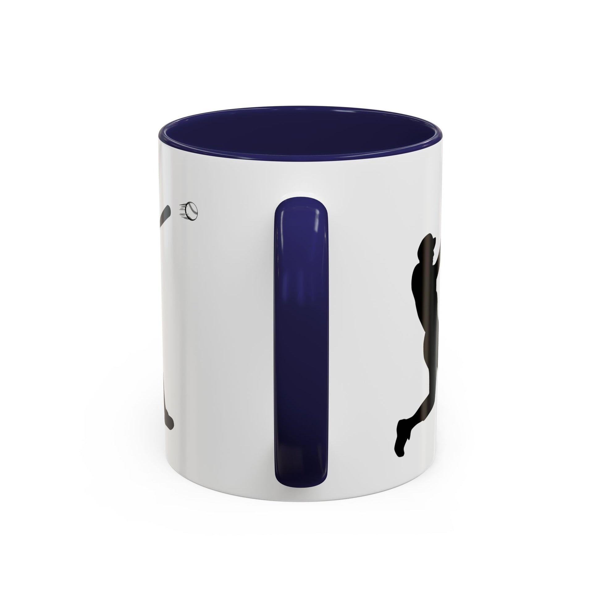 Baseball Player Accent Coffee Mug, Sports Gift, Baseball Lover Mug, Unique Coffee Cup, Personalized Sports Mug - TRV