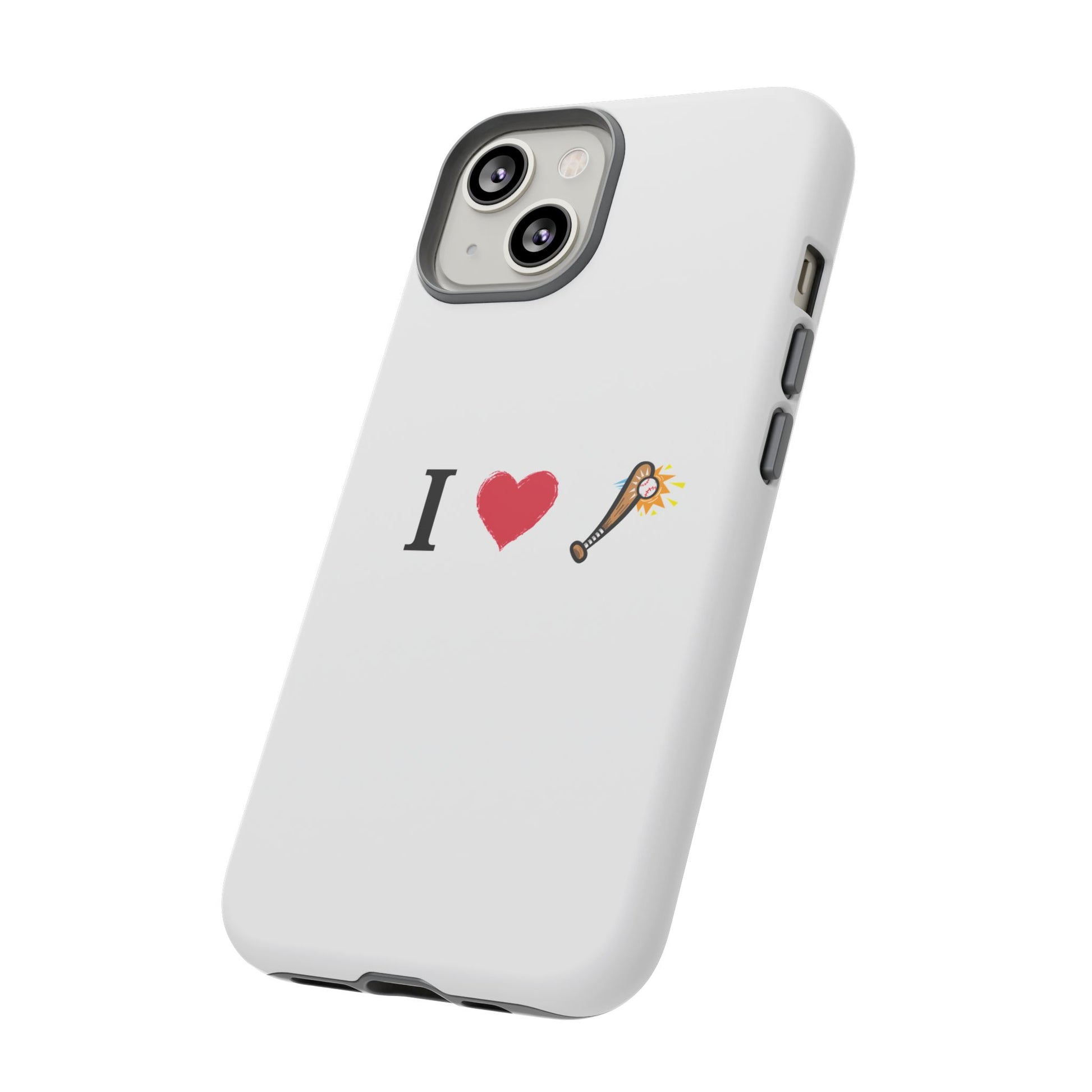 I Love Baseball Vibe Phone Case - Tough Cases for Sports Lovers, Gifts for Athletes, Fun Accessories, iPhone and Android Compatible - TRV