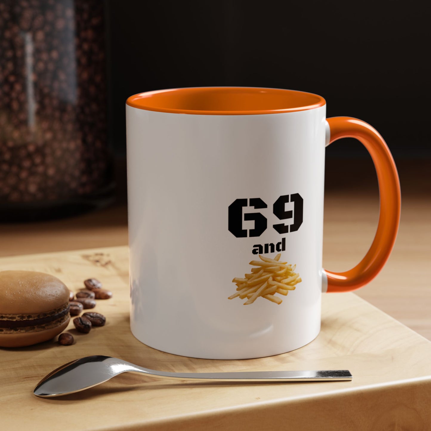Funny Accent Coffee Mug for Food Lovers, Novelty Gift for Birthdays, Home Office Decor, Drinking Humor, Fun Kitchenware