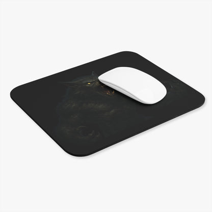 Werewolf Art Mouse Pad — Dark Gothic Horror Desk Mat