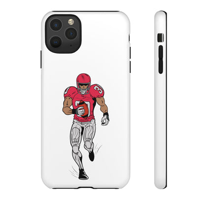 Football Player Tough Case, Sports Phone Cover, Athlete Gift, Tough Phone Case, Fall Sports, Football Lover's Accessory - TRV