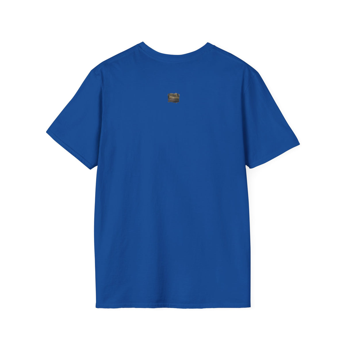 Vintage forest landscape T-shirt by Printify featuring a nature pathway design on a casual cotton tee.