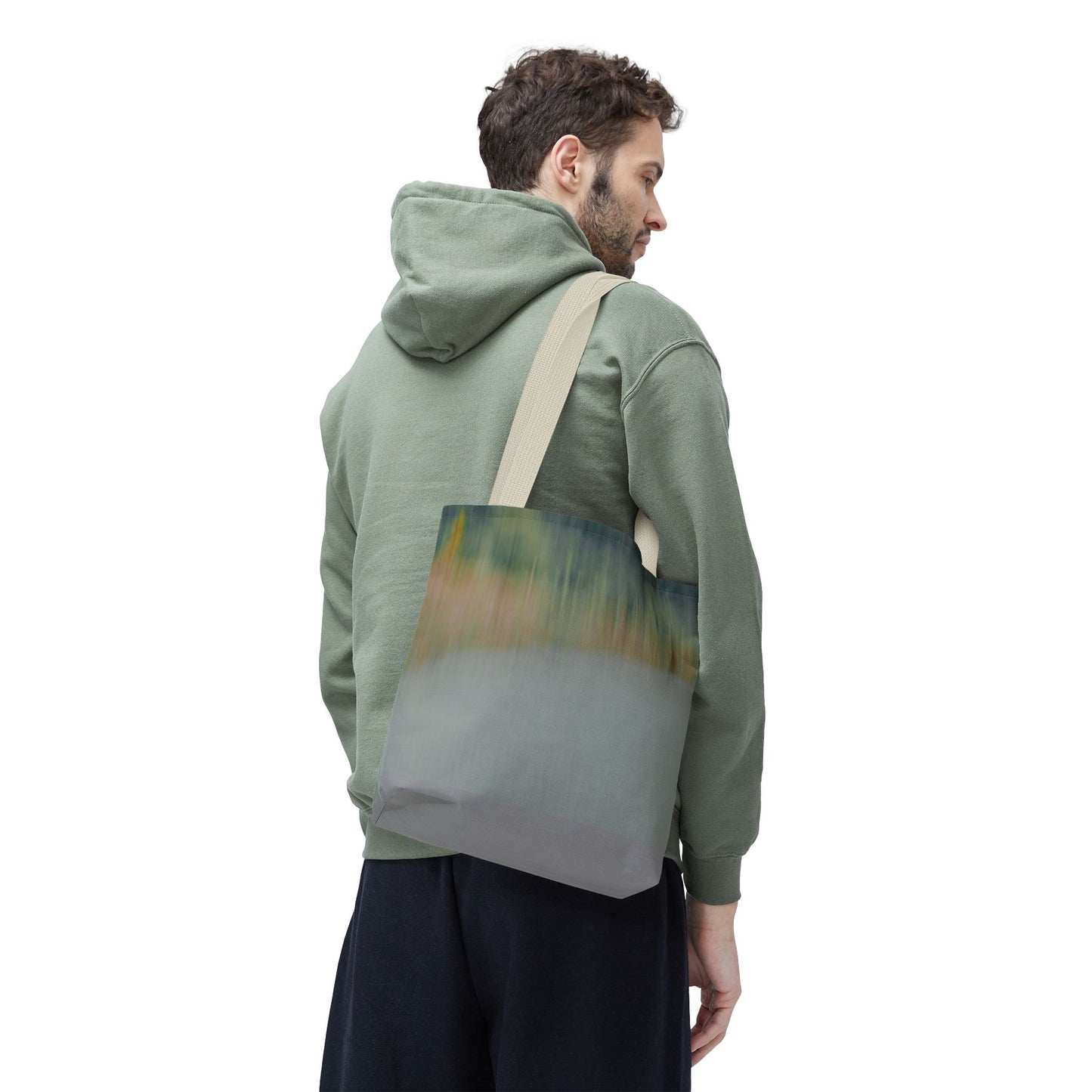Serene Landscape Tote Bag - Stylish Eco-Friendly Carryall for Everyday Use - TRV