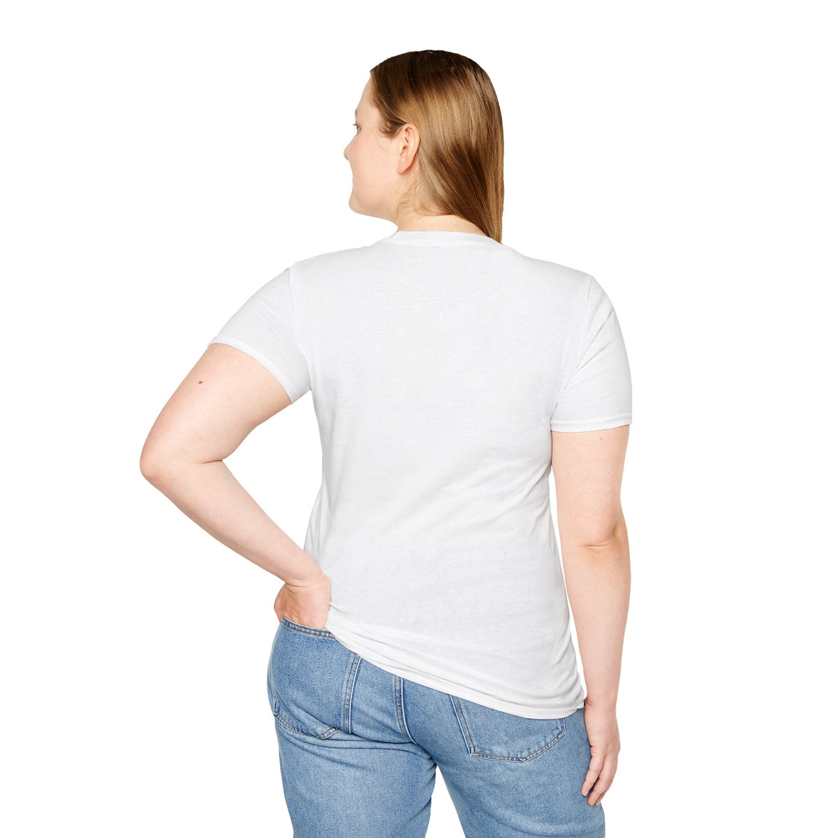 Funny alien graphic print on a UFO T-shirt by Printify, featuring a humorous extraterrestrial design on a casual tee.