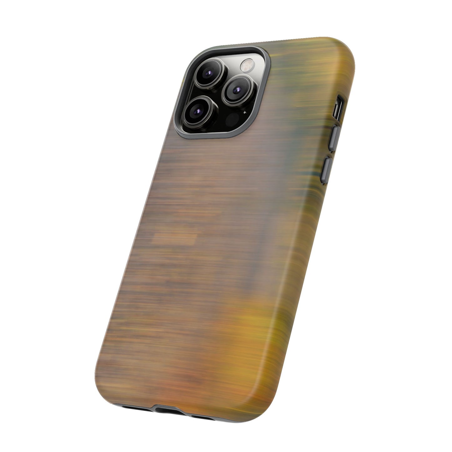 Autumn Blur Tough Phone Case — Fall Colors Protective iPhone Cover