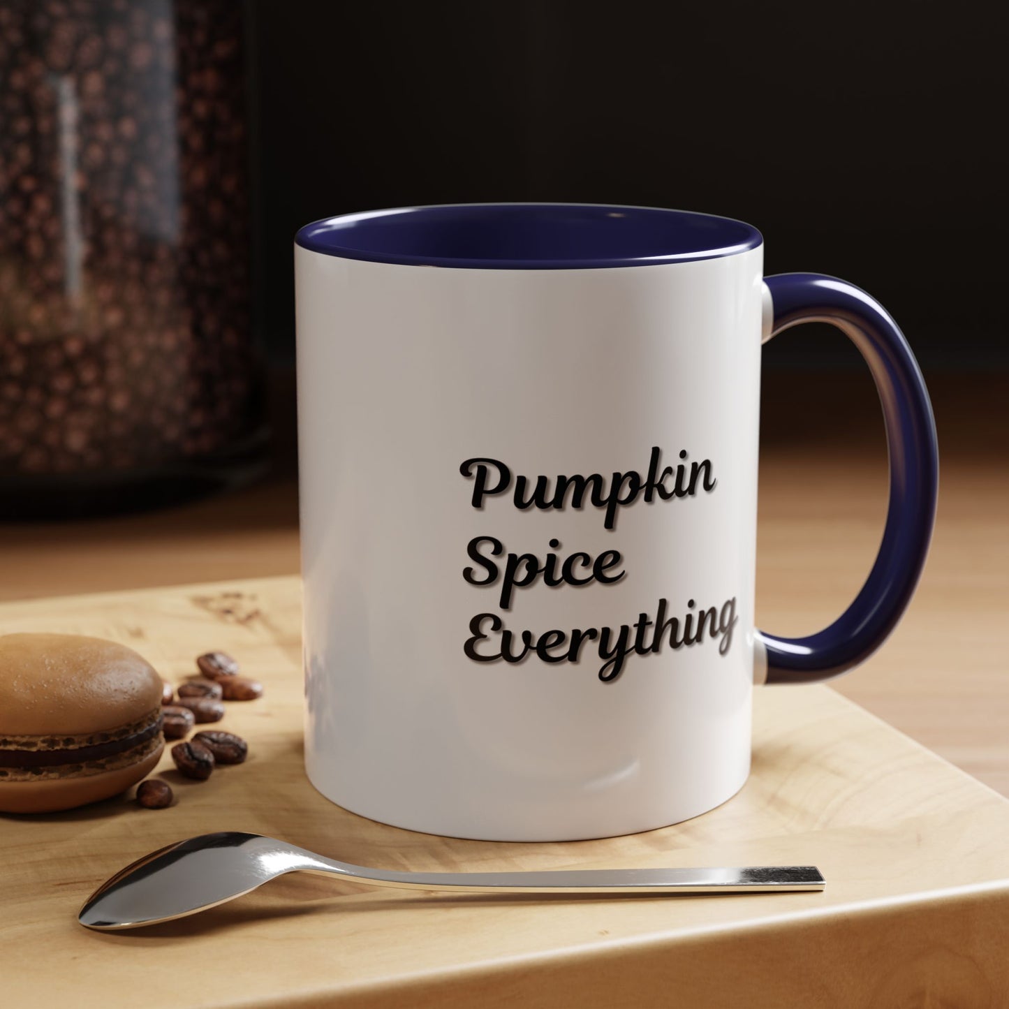 Pumpkin Spice Everything Accent Coffee Mug — Fall Seasonal 11/15oz