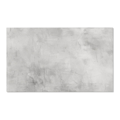 Printify minimalist area rug with modern geometric design, ideal for living room or bedroom decor.