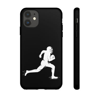Football Player Phone Case, Tough Cases, Sports Phone Cover, Gift for Athletes, iPhone & Samsung Accessories, Running Player Design - TRV