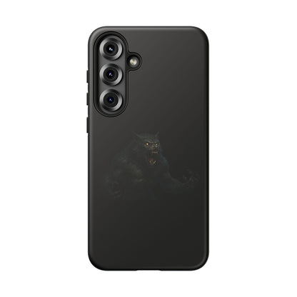 Dark monster graphic werewolf phone case from Printify, tough protective design for smartphones with detailed monster illustration.