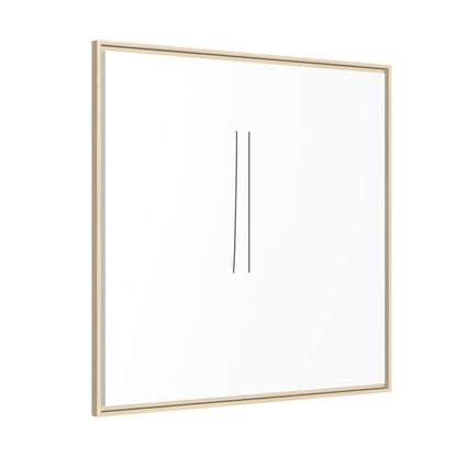 Minimal Line Art | Matte Canvas Framed