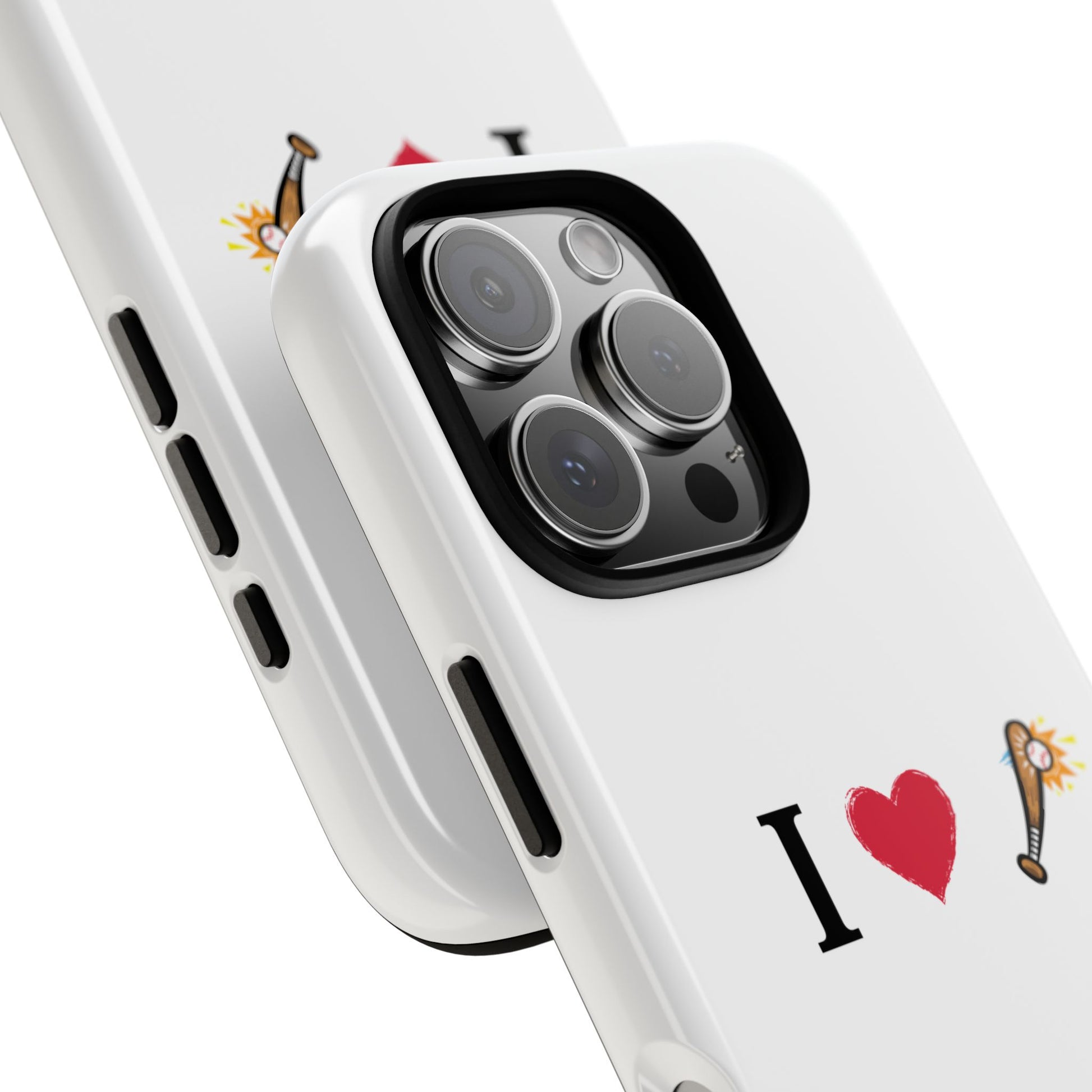 I Love Baseball Vibe Phone Case - Tough Cases for Sports Lovers, Gifts for Athletes, Fun Accessories, iPhone and Android Compatible - TRV