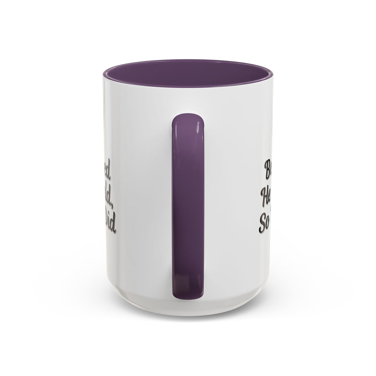Printify "He Believed He Could So He Did" inspirational coffee mug with motivational quote and ceramic design.