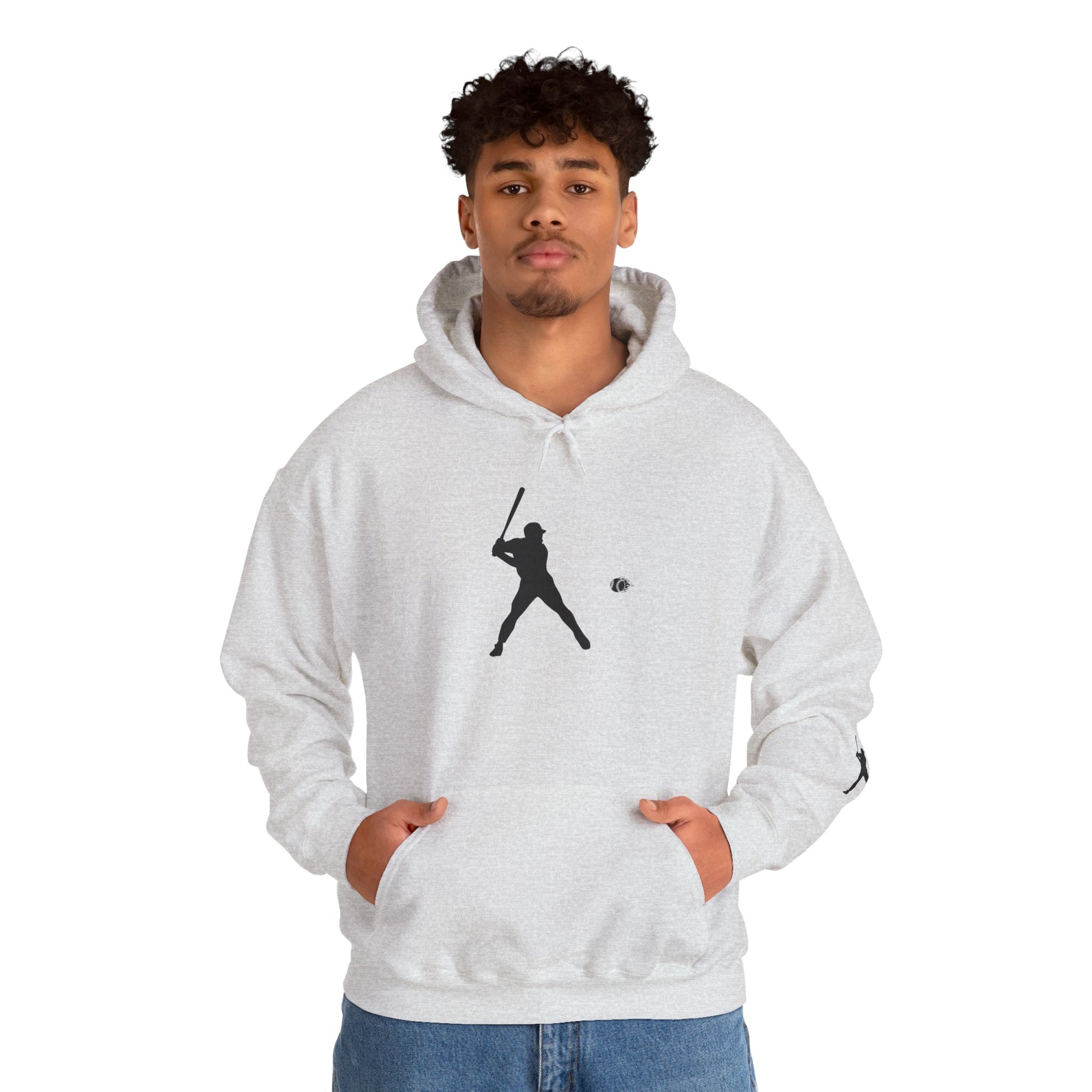 Baseball Themed Unisex Hoodie, Streetwear, Sports Fan Sweatshirt, Gift for Athletes, Casual Wear, Fall Fashion - TRV