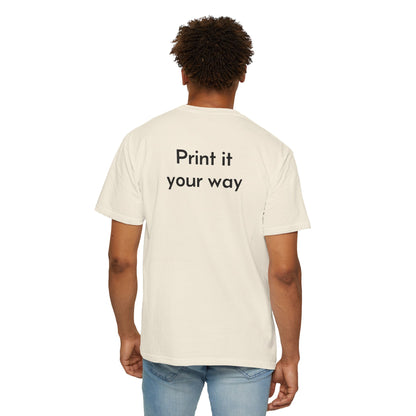 Design Your Own Garment-Dyed T-Shirt — TRV08 Custom Tee