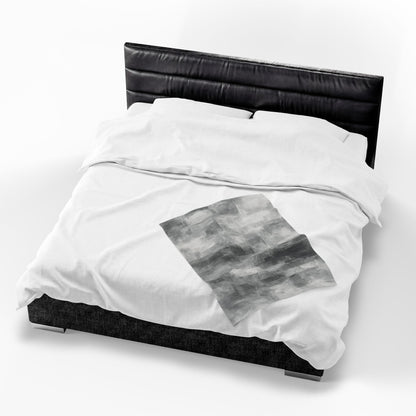 Velveteen plush blanket with all-over print, soft and cozy throw for living room or bedroom by Printify.