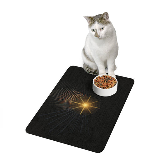 Golden Starburst Pet Food Mat - TRV
