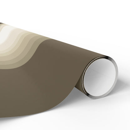 Neutral Abstract Circles Wrapping Paper