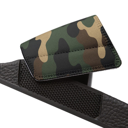 Camo Slide Sandals — Men's Removable-Strap Pool & Casual Slides