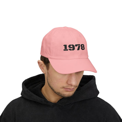 Vintage 1978 Dad Cap, Classic Cap for Fathers, Gift for Dad, Father's Day, Casual Style, Adjustable Hat - TRV