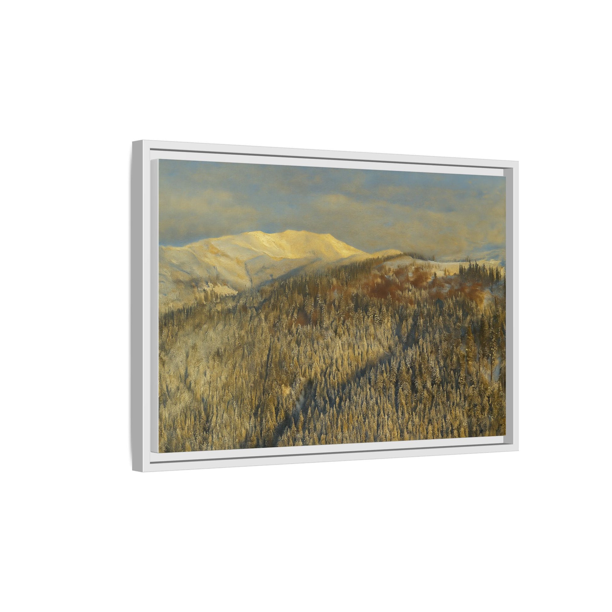 Framed Mountain Canvas Art, Perfect for Home Decor, Nature Wall Art, Gift for Nature Lovers, Cozy Atmosphere - TRV