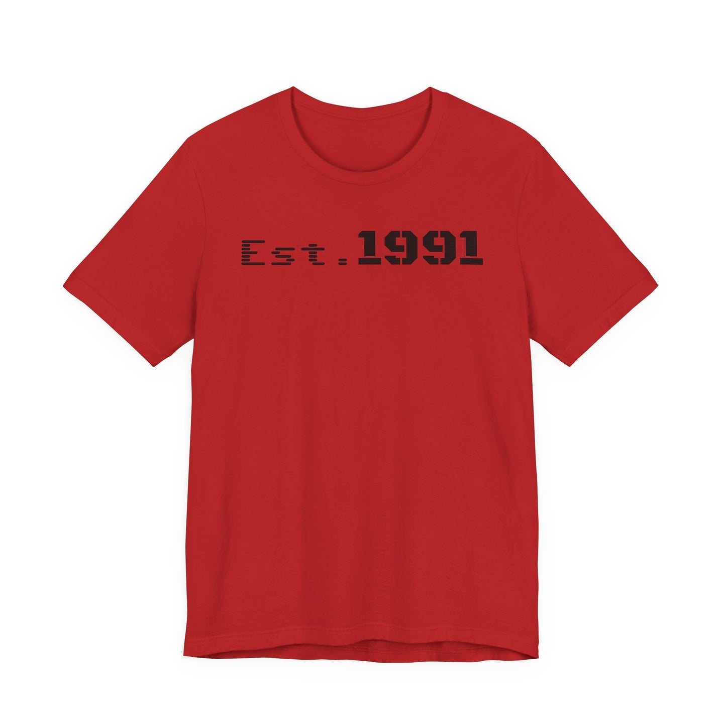 Established 1991 Unisex Jersey Tee | Vintage Anniversary Gift | Casual Wear, Birthday Shirt, Retro Style, Statement Tee, Gift for Him/Her - TRV