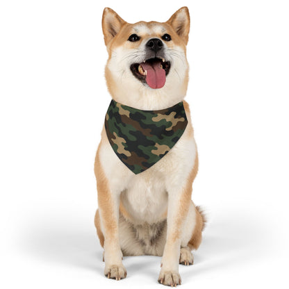 Stylish Camouflage Pet Bandana Collar | Dog Accessory for Outdoor Adventures, Pet Fashion, Camo Dog Gear, Puppy Bandana, Gift for Pet Lovers - TRV
