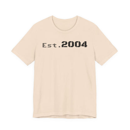Est. 2004 Unisex Jersey Tee - Vintage Style Graphic Shirt, Casual Wear, Gift for Birthdays, Anniversaries, Celebrations