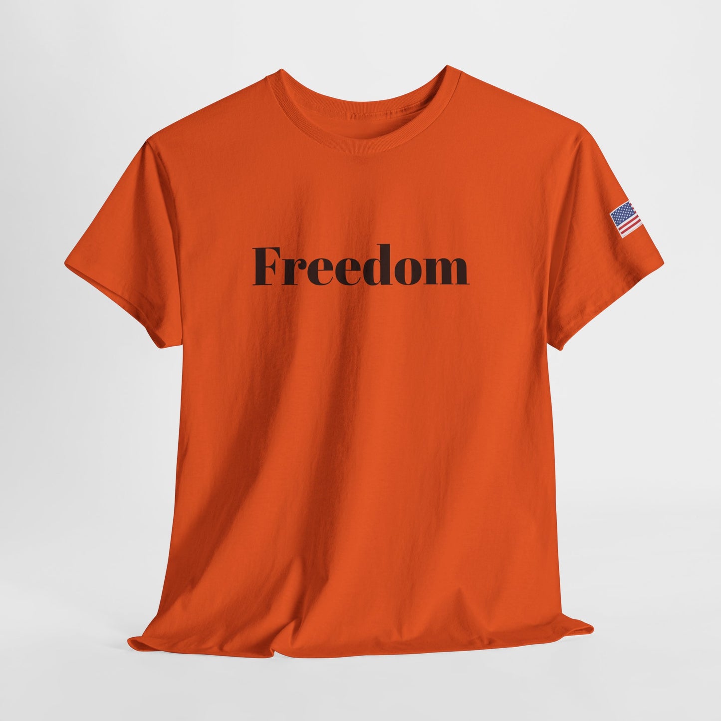 Freedom script tee | T-Shirt, American flag sleeve - TRV