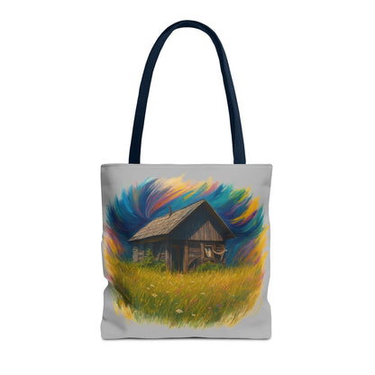Rustic Charm Tote Bag | Boho Bag | Eco-Friendly Custom Design | Nature Lover Gift | Canvas Purse | Casual Carryall - TRV