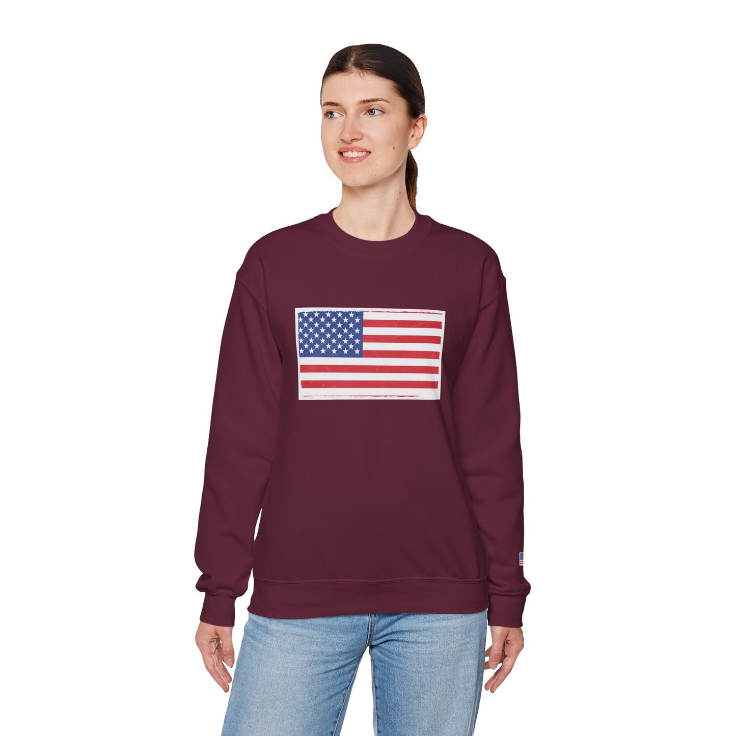 American Flag Unisex Crewneck Sweatshirt | Cozy Patriotic Sweater | Perfect for Independence Day, Casual Wear, Gifts for Him/Her, [...]