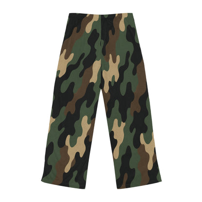 Camo Print Women's Pajama Pants | Comfortable Sleepwear for Relaxing Nights, Gift for Her, Cozy Lounge Pants, Stylish Loungewear, Camo PJs - TRV