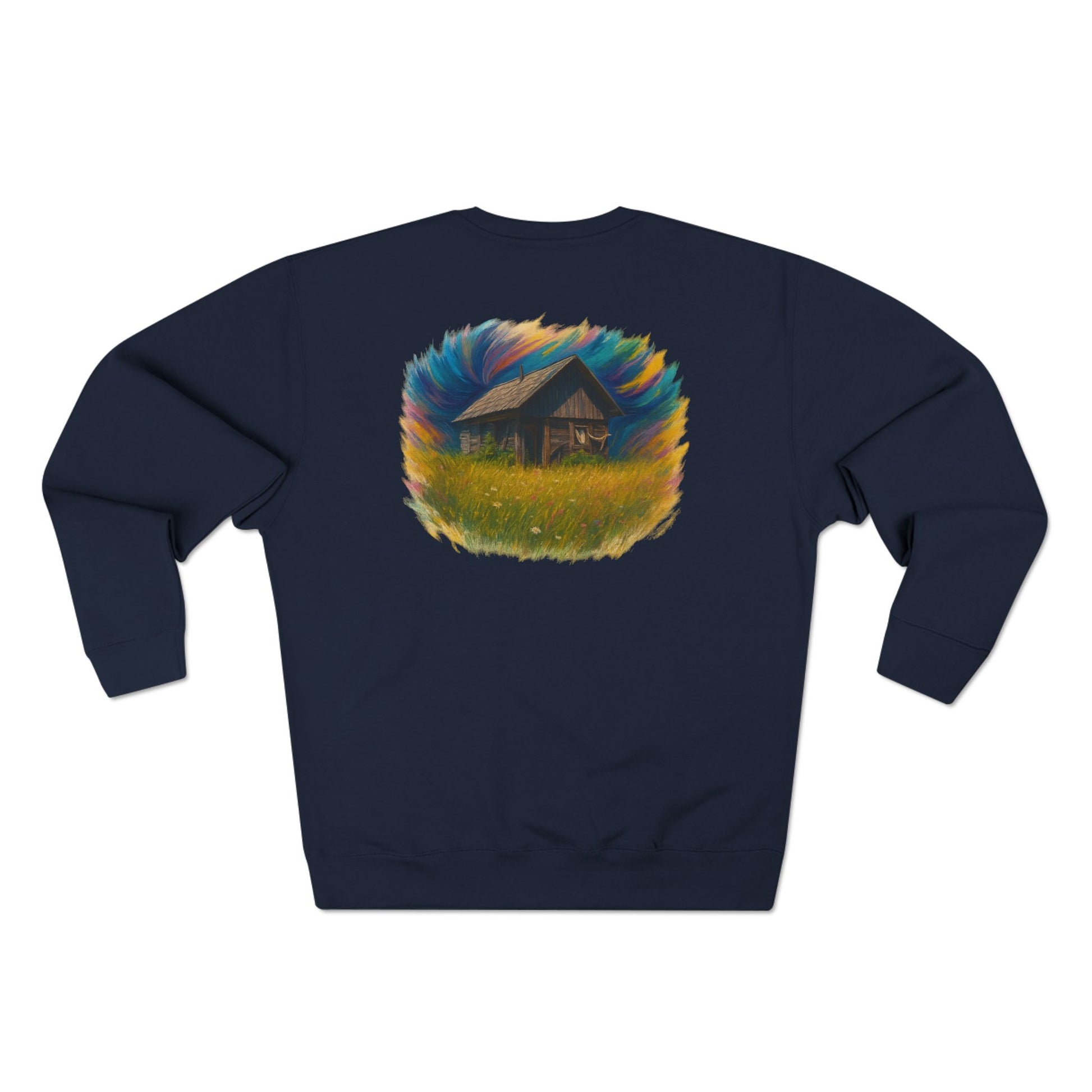 Cozy Dreamers Unisex Crewneck Sweatshirt, Artistic Sweatshirt, Gift for Nature Lovers, Vintage Vibe Apparel, Comfortable Layer, Casual Wear - TRV
