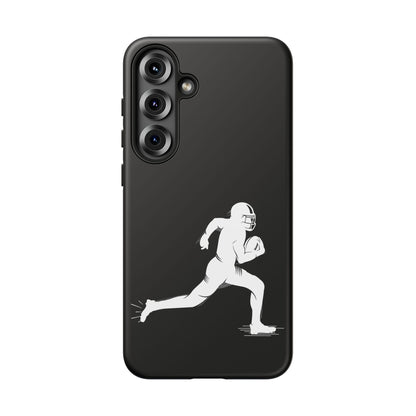 Football Player Phone Case, Tough Cases, Sports Phone Cover, Gift for Athletes, iPhone & Samsung Accessories, Running Player Design - TRV