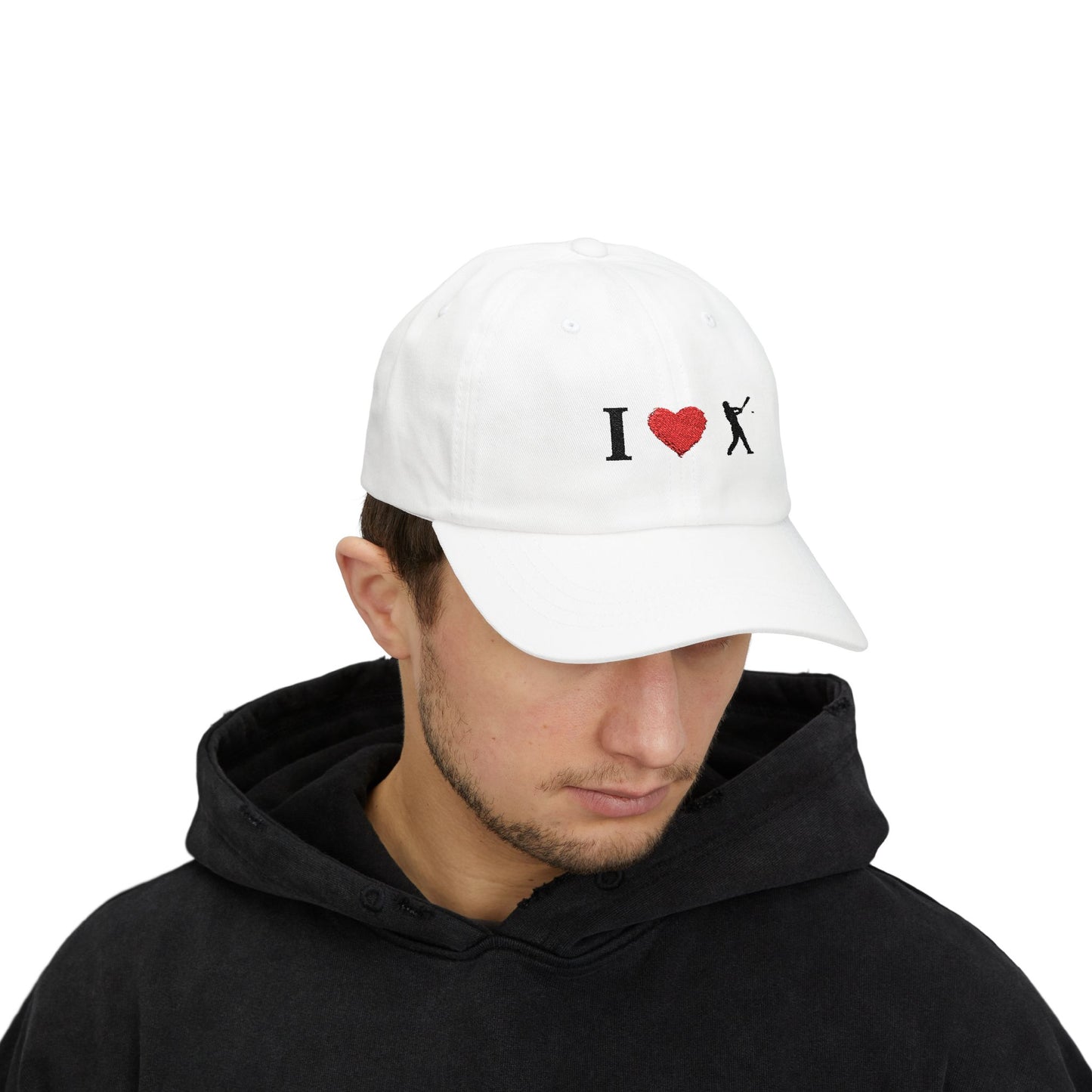 I Love Baseball Dad Cap, Sporty Hat for Dads, Baseball Lover Gift, Father's Day Gift, Casual Everyday Wear - TRV