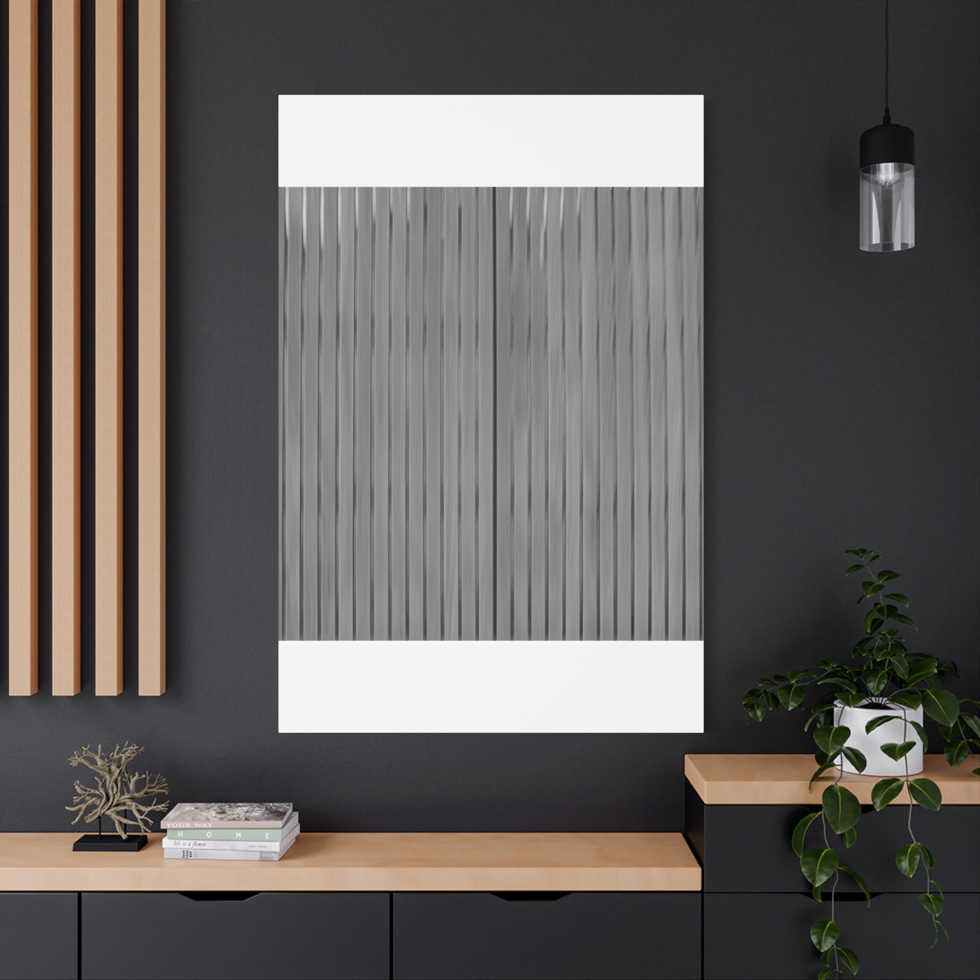 Modern Striped Canvas Art - 1.25" Stretched Wall Decor - TRV