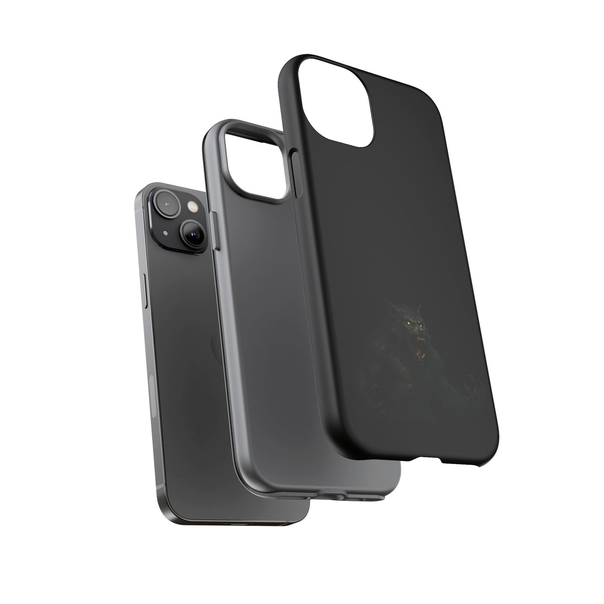 Werewolf Phone Case, dark monster graphic tough protective case - view 107