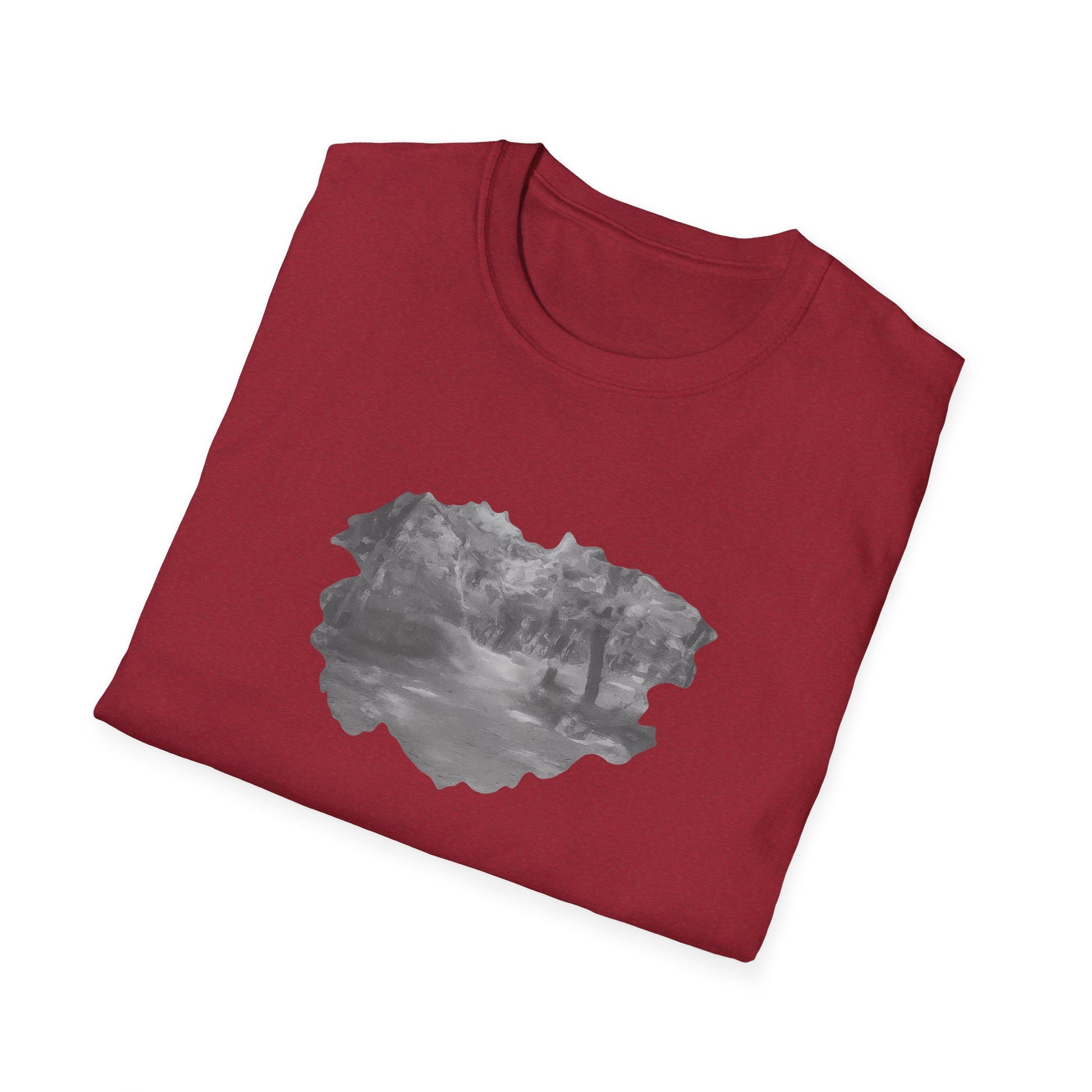 Serene Nature Landscape T-Shirt - Comfortable Unisex Tee, Outdoor Adventures, Nature Lover Gift, Casual Wear, Stylish Spring Top - TRV