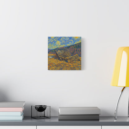 Artistic Van Gogh Style Canvas Wall Art, Nature Inspired Decor, Home Aesthetic, Gift for Art Lovers, Gallery Wall Piece, Living Room Decor, [...] - TRV