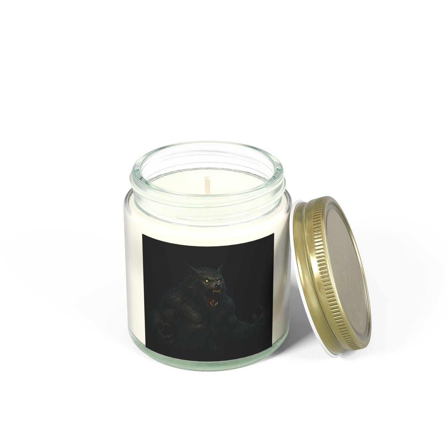 Mystical Creature Scented Candle, Hand-Poured Coconut Apricot Wax, Home Decor, Unique Gift, Halloween, Relaxation, Aromatherapy - TRV