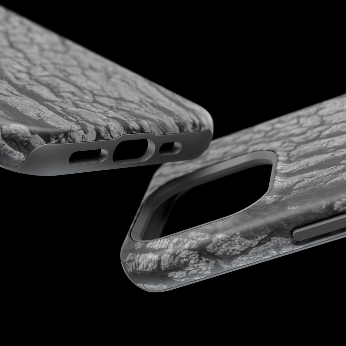 Bark Texture Magnetic Impact Phone Case