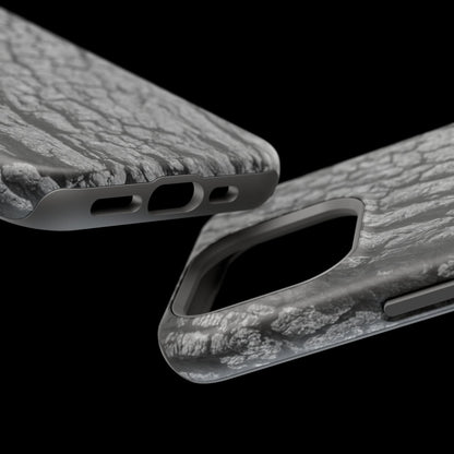 Bark Texture Magnetic Impact Phone Case