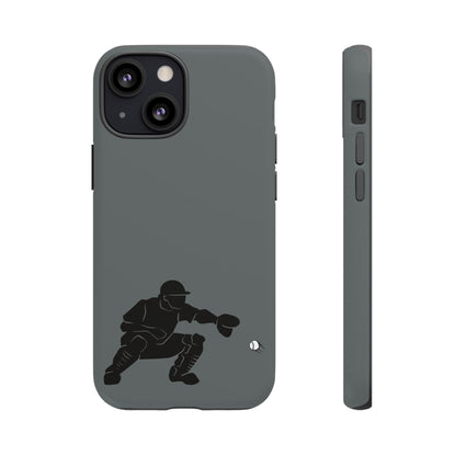 Baseball Catcher Phone Case, Sports Phone Accessory, Tough Cases, Gift for Athletes, Sports Fan Merchandise, Unique Design - TRV